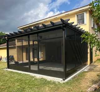 New Screen Enclosure Installation