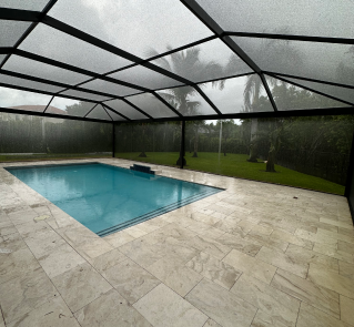 Pool Screen Enclosure - South Florida Installation